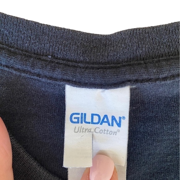 Madonna Bandanna Guns Printed Graphic T-Shirt Fashion Hip Hop Black Tee Size XL - Picture 7 of 11